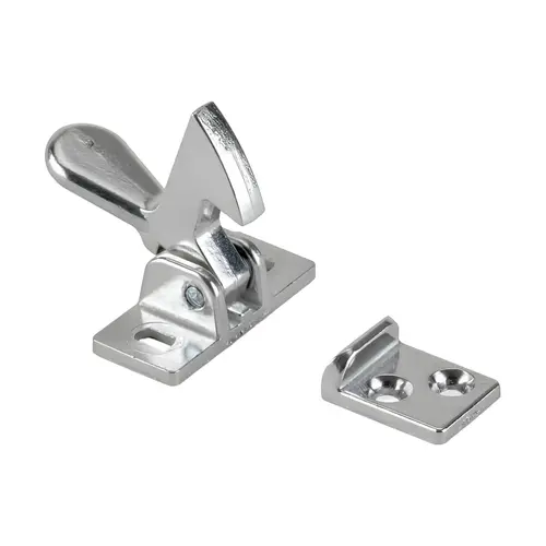 2 Elbow Catch, Clear Coated Aluminum Finish