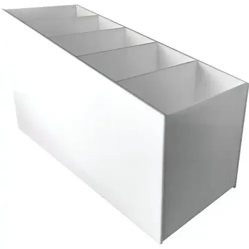 Front Desk Registration Bucket With 5 Divded Sections Not Branded