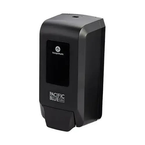 Manual Wall Mount Hand Soap And Sanitizer Dispenser (Black) Manual Wall Mount Hand Soap And Sanitizer Dispenser (Black)