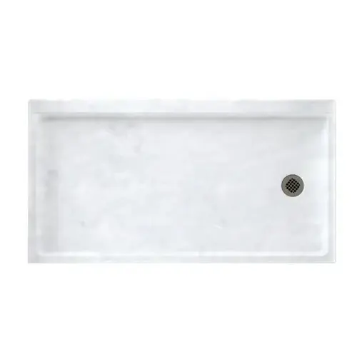 Ice Solid Surface Barrier Free Right Hand Shower Floor 30" X 60"