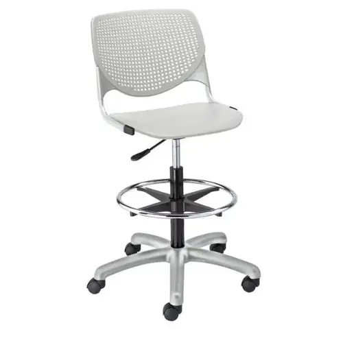 Kool Drafting Stool, Light Grey Kool Drafting Stool, Light Grey