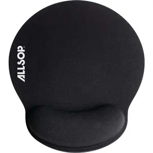 Allsop, Inc 30203 Memory Foam Mouse Pad, Black