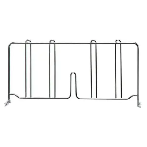 Chrome Shelf Divider 18d X 8h Inch Chrome Shelf Divider 18d X 8h Inch