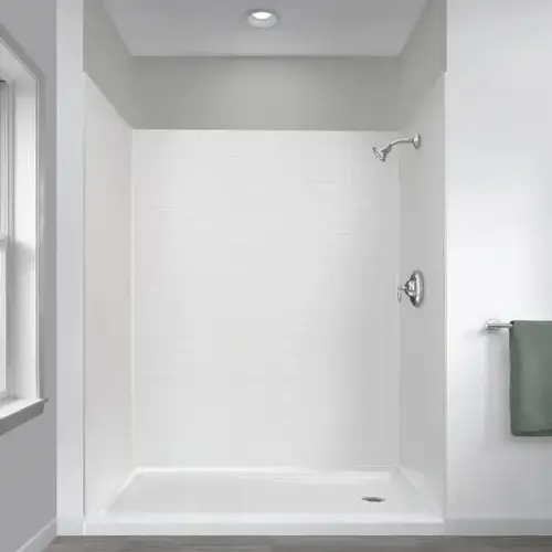 60 X 32 X 78 Shower Wall In White Subway