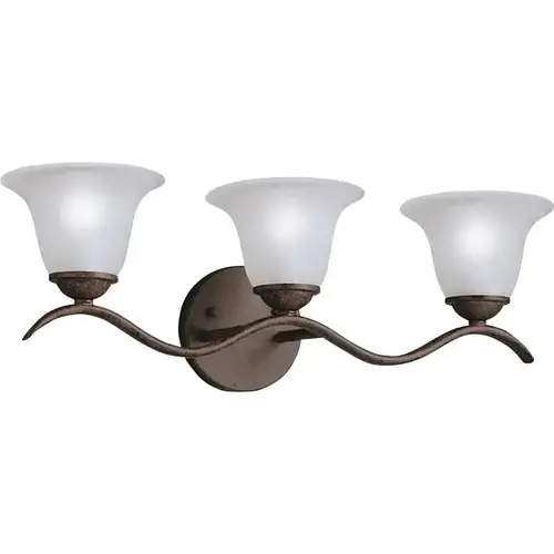 Dover 22.5 In. 3-Light Incandescent Bath Vanity Fixture (Bronze)