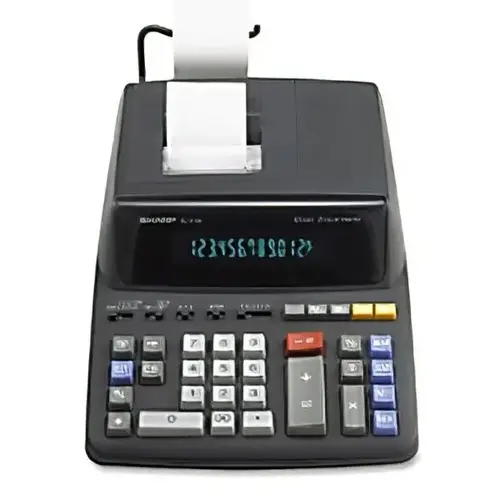 El 2196bl Printing Calculator, Black