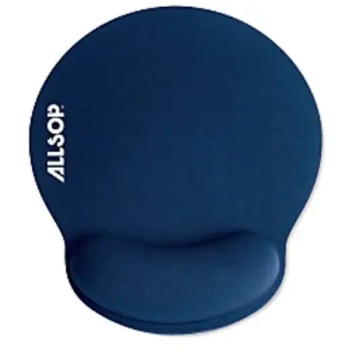 Memory Foam Mouse Pad, Blue