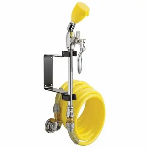 Wall Mount Emergency Drench Hose & Eyewash Combination Wall Mount Emergency Drench Hose & Eyewash Combination