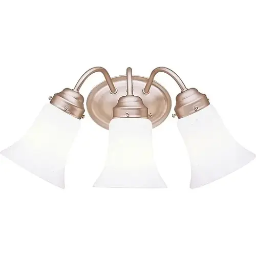 18 In. 3-Light Incandescent Bath Vanity Fixture (Brushed Nickel)