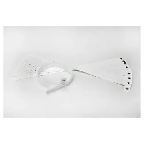 Roamalert Series 12 In. Wrist-Ankle Band With Snap, Gray