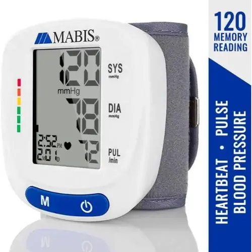 Mabis Digital Wrist Blood Pressure Monitor