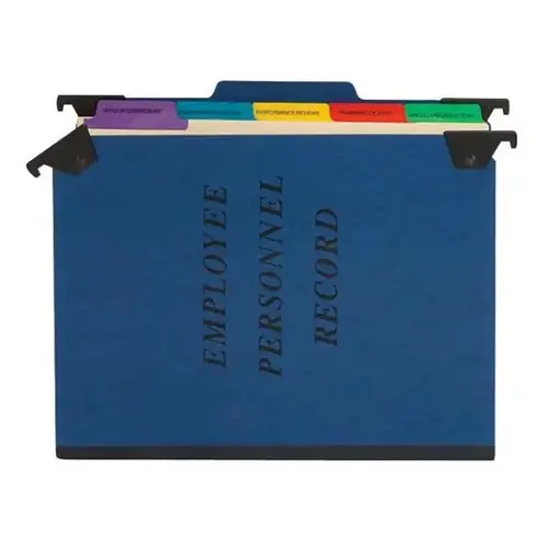 Blue Hanging-Style Expansion Personnel Folder Blue Hanging-Style Expansion Personnel Folder