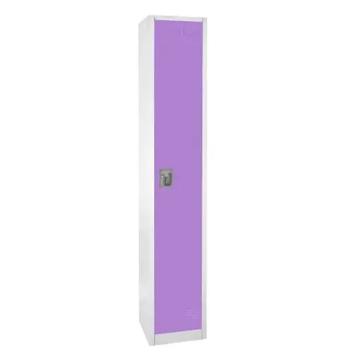 72 In. X 12 In. Steel Single Tier Key Lock Locker Purple 72 In. X 12 In. Steel Single Tier Key Lock Locker Purple