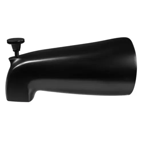 5-1/2" 1/ " Ips Brass Nose Diverter Tub Spout Matte Black 5-1/2" 1/ " Ips Brass Nose Diverter Tub Spout Matte Black