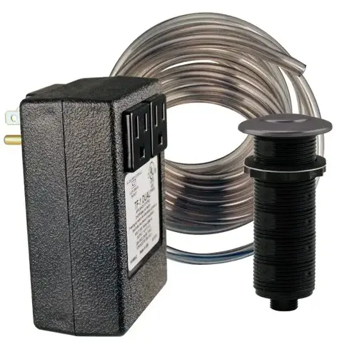 Garbage Disposal Flush Air Switch In Matte Black Garbage Disposal Flush Air Switch In Matte Black