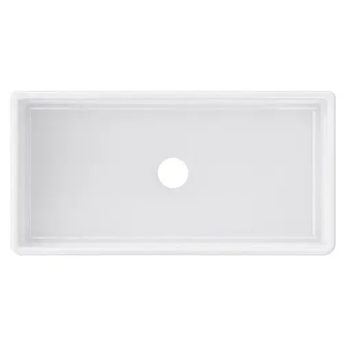 36" X 18" X 10" Farmhouse Apron Front Fireclay Single Bowl Sink White 36" X 18" X 10" Farmhouse Apron Front Fireclay Single Bowl Sink White