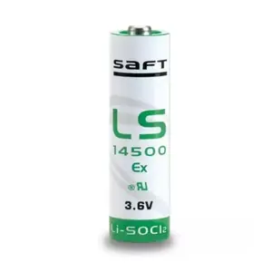Saft LS14500 3.6v 2600mah Lithium Cylindrical Cell Battery