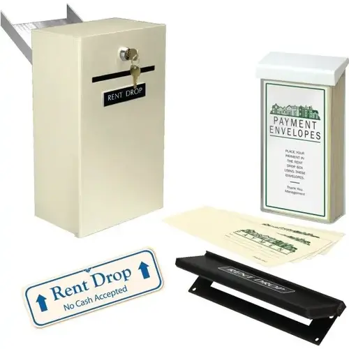 Hd Supply 267226 Rent Drop Box Kit With Concrete Chute, Beige With ...