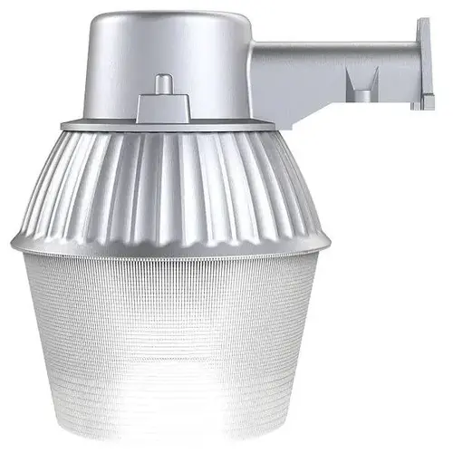 50w Led Bulb Gray Outdoor Dusk To Dawn Area Barn Light 5000 Lumens 4000k