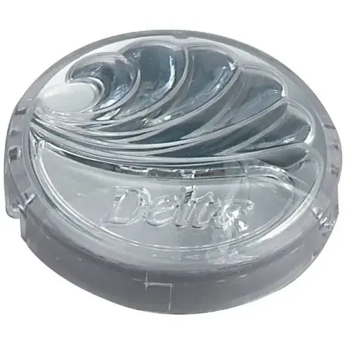 1-1/2 In. Index Button (Clear Acrylic) (For Delta Single-Handle Faucets) 1-1/2 In. Index Button (Clear Acrylic) (For Delta Single-Handle Faucets)