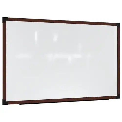 Prest Wall Whiteboard Magnetic Carmel Oak Frame 3 ftH X 5 ftW Prest Wall Whiteboard Magnetic Carmel Oak Frame 3 ftH X 5 ftW
