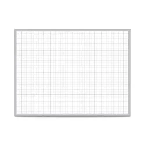 1"X1" Grid Whiteboard, Non-Magnetic, 4 ftH X 8 ftW 1"X1" Grid Whiteboard, Non-Magnetic, 4 ftH X 8 ftW