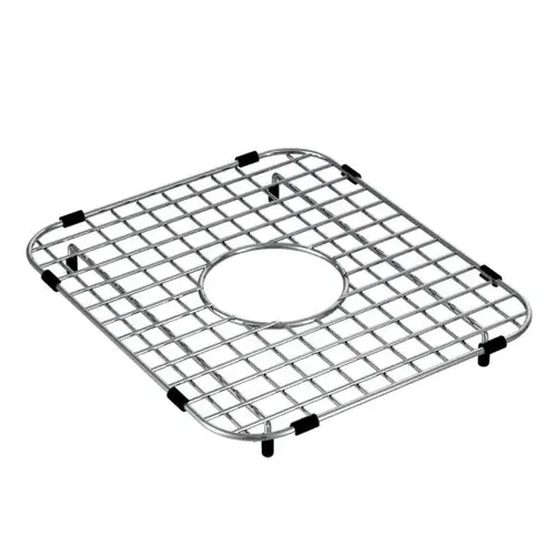 Stainless Steel Center Drain Bottom Grid Accessory 14" X 16" Stainless Steel Center Drain Bottom Grid Accessory 14" X 16"