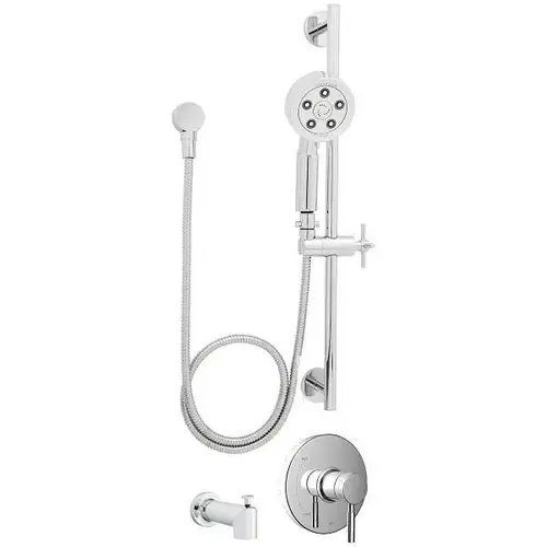 Neo Slide Bar Shower Tub Combo Model Slv-1040 Chrome Neo Slide Bar Shower Tub Combo Model Slv-1040 Chrome