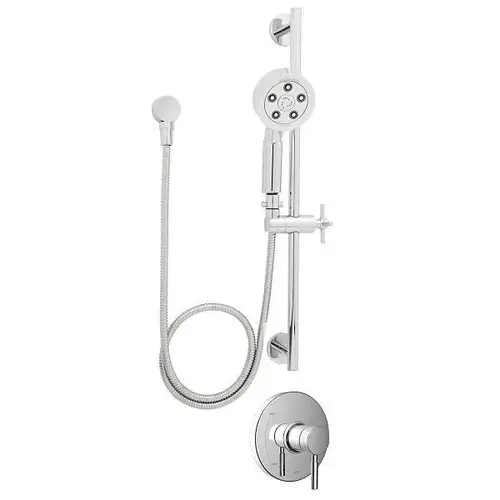 Neo Slide Bar Shower Comatte Blacko Polished Chrome Neo Slide Bar Shower Comatte Blacko Polished Chrome