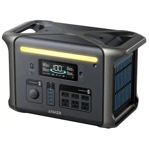 Solix F1500 Portable Power Station, 1536wh, 1800w With Wifi Remote Control