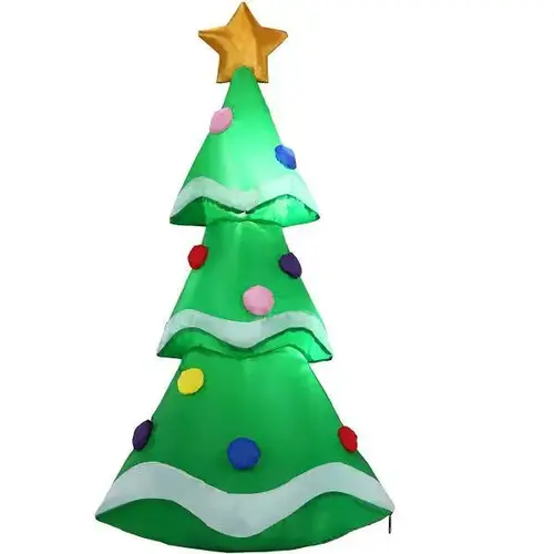 2 ft Pre-Lit Inflatable Tabletop Christmas Tree 2 ft Pre-Lit Inflatable Tabletop Christmas Tree
