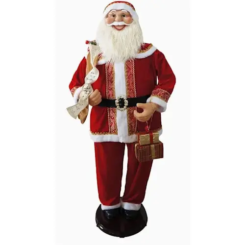 58" Dancing Santa Animatronic With Naughty And Nice List 58" Dancing Santa Animatronic With Naughty And Nice List
