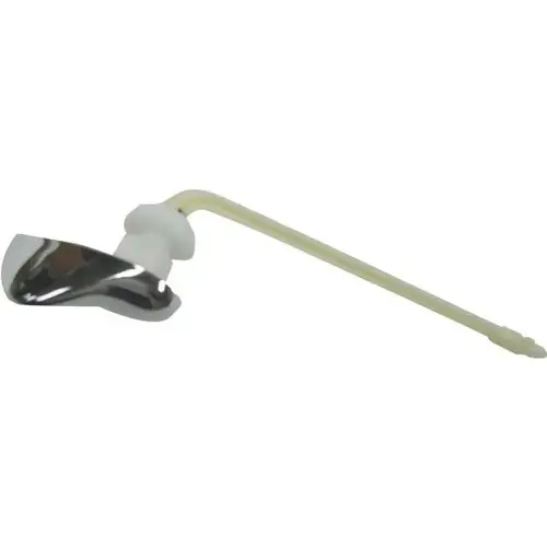 Left Hand Toilet Trip Lever, Plastic Arm, Chrome Handle Left Hand Toilet Trip Lever, Plastic Arm, Chrome Handle