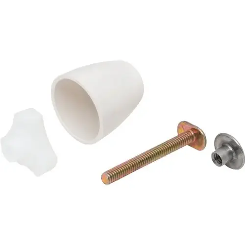 Ez-Install Toilet Bolt Cap Kit, White Ez-Install Toilet Bolt Cap Kit, White