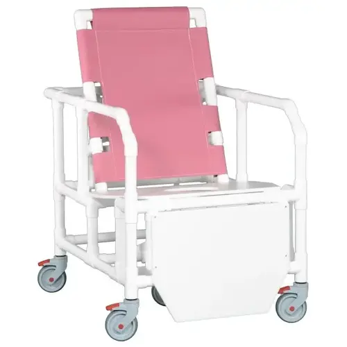 500 Lb. Bariatric Commode/Shower Chair (Wineberry)