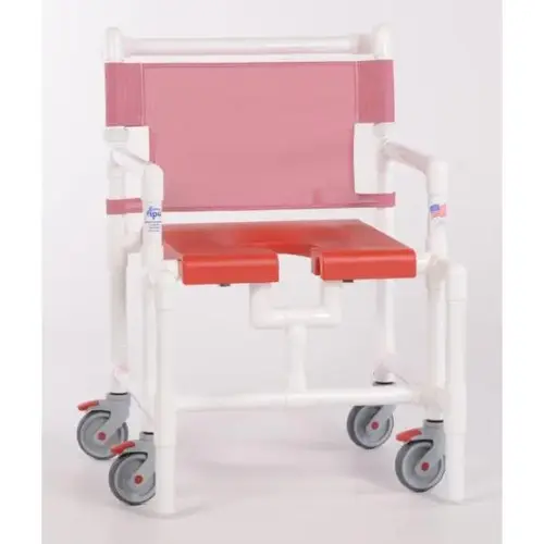 Elite 450 Lbs Shower Chair With Blow Molded Seat, R-Wineberry