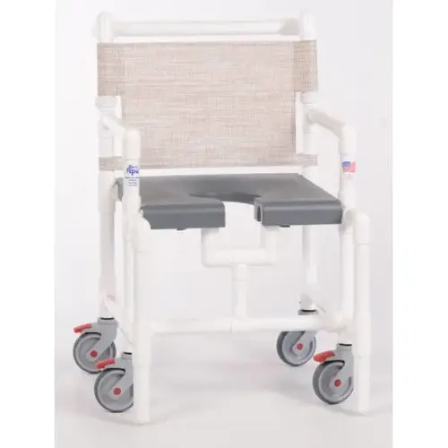 Elite 375 Lbs Shower Chair With Blow Molded Seat, G-Linen Elite 375 Lbs Shower Chair With Blow Molded Seat, G-Linen