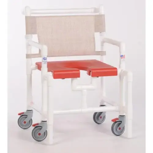 Elite 450 Lbs Shower Chair With Blow Molded Seat, R-Linen