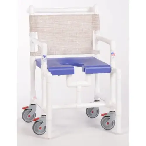 Elite 375 Lbs Shower Chair With Blow Molded Seat, B-Linen Elite 375 Lbs Shower Chair With Blow Molded Seat, B-Linen