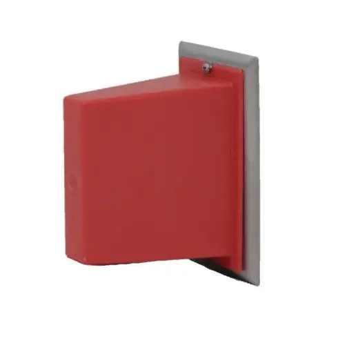 1-Gang 1-Lamp Basic Corridor Pilot Light W/ Red Lens (White) 1-Gang 1-Lamp Basic Corridor Pilot Light W/ Red Lens (White)