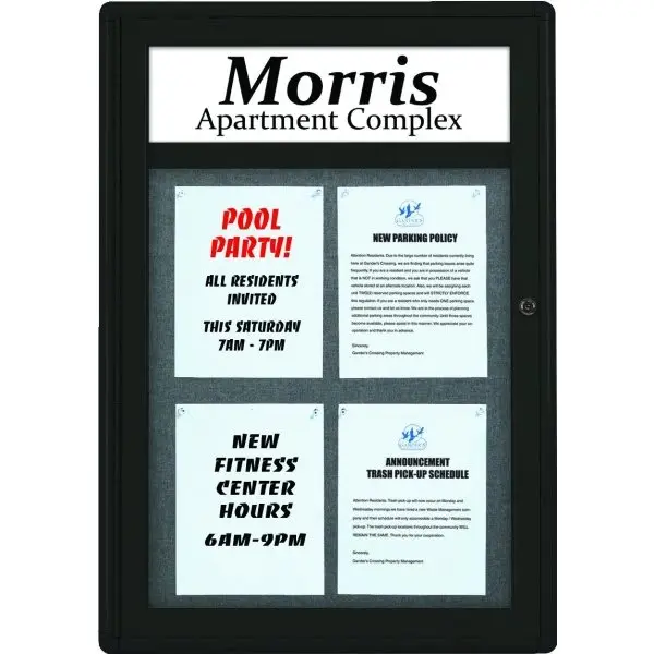 Hd Supply Enclosed Single Door Indoor Bulletin Board Wall Mount Black 24 X 34 735180 Hd Supply Enclosed Single Door Indoor Bulletin Board Wall Mount Black 24 X 34 735180