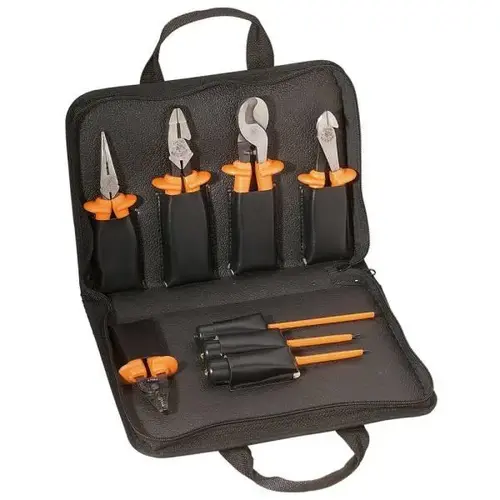 8 Piece Premium Insulated Tool Kit Orange