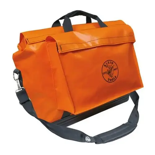 Vinyl Equipment Bag Orange Vinyl Equipment Bag Orange