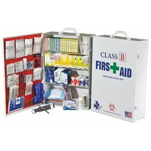 Certified Safety K622-029 4-Shelf Class B First Aid Cabinet
