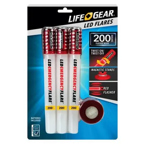 Resuable, Magnetic, Led Emergency Flares