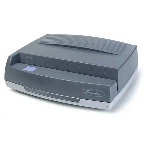 50-Sheet Gray 350md Electric 3-Hole Punch