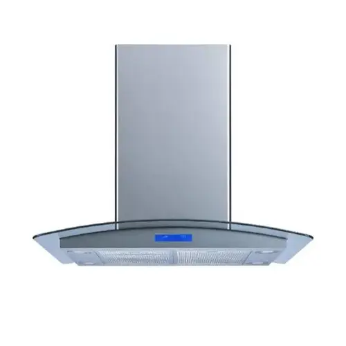 36" Convertible Stainless Steel Glass Island Range Hood 36" Convertible Stainless Steel Glass Island Range Hood