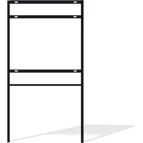 Heavy Duty Sign Frame For Amenity Signs And Top Riders