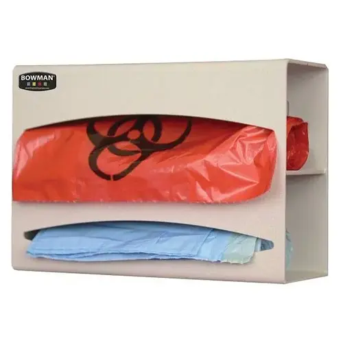 Bag Dispenser - Double N Quartz Beige Abs Plastic Bag Dispenser - Double N Quartz Beige Abs Plastic
