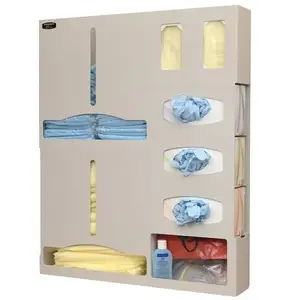 Bowman Dispensers PS015-0212 Protective Wear Organizer Double Gown Quartz Beige Abs Plastic
